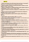 Jamf 100 Questions And Answers 2022/2023 Course Jamf 100 Institution Jamf 100 What is the function of the iOS Control Center and how is it accessed? - Answer - depending on model swiping top left or swiping up from