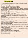 Periop 101 Final Exam Questions And Answers 2022 Course Periop 101 . Institution Periop 101 . a - Answer- Evidence-based practice questions are typically formatted as PICO questions. What does PICO stand for? a) Patient, Intervention,