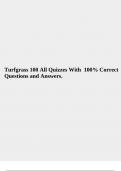 Turfgrass 100 All Quizzes With 100% Correct Questions and Answers & 3A Turfgrass Pest Management Study Guide.