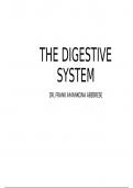 The introduction of digestive system