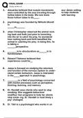 FINAL EXAM-PSY 255