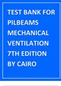 Test Bank for Pilbeams Mechanical Ventilation 7th Edition Update by Cairo.pdf