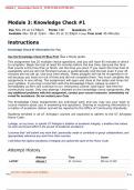  NURS N4325 Module 3_ Knowledge Check #1_ 2198-NURS-4325-502-RN-