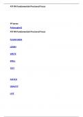 NURSING NR 324 ATI RN Fundamentals Proctored Focus