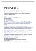 Exam (elaborations) HFMA CRCR 