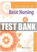 Textbook of Basic Nursing 11th Edition Rosdahl Test Bank