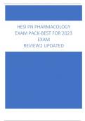 HESI PN PHARMACOLOGY EXAM PACK BEST FOR 2023