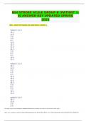 NIH STROKE SCALE GROUP B (PATIENT 1-6) ANSWER KEY UPDATED SPRING 2023 