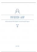 NR 509 FNP Board Study Guide Best Score A+