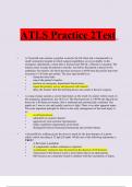 ATLS Practice Test 2. questions and answers} (2022/2023) (verified answers)