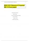  NSG 6101 Research Proposal WK 10 final paper.