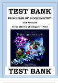 PRINCIPLES OF BIOCHEMISTRY, 5TH EDITION TEST BANK BY MORAN, HORTON, SCRIMGEOUR, PERRY