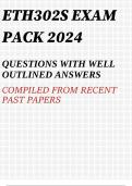 ETH302S EXAM PACK 2024