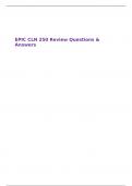 EPIC CLN 250 Review Questions & Answers