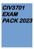 CIV3701 EXAM PACK 2023