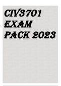 CIV3701 EXAM PACK 2023