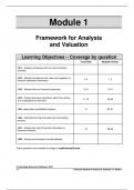 Test Bank for Financial Statement Analysis & Valuation, 6th Edition by Easton( MODULE 1)