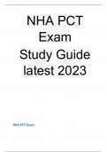 NHA PCT Exam Study Guide latest 2023