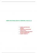 NRNP 6552 Week 11 Final Exam (4 Versions, 400 Q & A, Latest-2023/2024) / NRNP 6552N Week 11 Final Exam / NRNP6552 Week 11 Final Exam / NRNP-6552N Week 11 Final Exam: Walden University