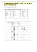 2-3 Homework Chapter 3 – MAT 133-J42542-3 (100% CORRECT).