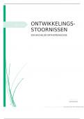 samenvatting H5: ASS, ontwikkelingsstoornissen, 2de bach ortho HoGent