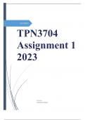 TPN3704 Assignment 1 2023