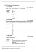 Latest NRNP 6568 Week 9 Knowledge Check with correct Answers. May QTR. 2023/2024(Highly recommended)