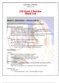  NUR 176 Exam 2 Review Week 5-8 2023 NEWEST UPDATED GRADED A+ FOR EXCELLENT RESULTS