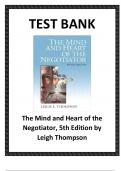 Test Bank for The Mind and Heart of the Negotiator, 5th Edition by Leigh Thompson.pdf