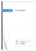 Psychologie verslag