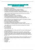 ICDVP EXAM/28 EXAM QUESTIONS AND ANSWERS/A+ GRADED