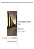 INET HESI RN EXIT EXAM V2 - QUESTIONS & ANSWERS (GRADED A+) SCREENSHOTS PROCTORED EXAM LATEST UPDATE (100% REVIEWED)