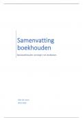 Samenvatting boekhouden '23-'24 (boek + ppt + slides) 