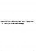 OpenStax Microbiology - Test Bank Chapter 05:The Eukaryotes of Microbiology.