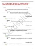 COUN 6306 LATEST FINAL EXAM WITH RATIONALE WEEK10. 2023/2024 MAY QTR (Highly recommended)