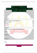 BIOD 151 Module 2 Exam (Portage Learning) Latest Update 2023/2024