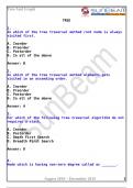 Tree and Graphs most asked MCQ 