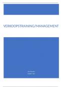 Te kennen leerstof verkoopstraining -en management