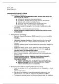 NURS 480 EXAM 1 NOTES