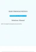 Electromagnetics 1st Edition By Branislav Notaros (Solution Manual)