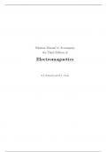 Electromagnetics 3rd Edition By Edward Rothwell, Michael Cloud (Solution Manual)