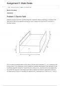 Physics for Computer Science Assignment 1 answers