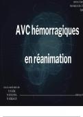 la prise en charge des accidents vasculaires cérébraux en réanimation selon les nouvelles recommandations 2022