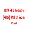 2023 2024 HESI Pediatric REAL EXAM