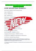 SOCRA CCRP Exam (Newest Version 2023/2024) Complete Solutions CCRP SOCRA Exam Graded A+ 