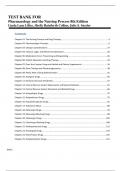 TEST BANK Pharmacology and the Nursing Process 8th Edition Linda Lane Lilley, Shelly Rainforth Collins, Julie S. Snyder Chapter 1-58 | Complete Guide