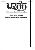 TIPOLOGIA DE LA INVESTIGACION