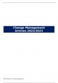 Change Management