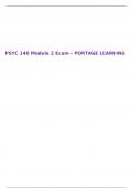 PSYC 140 Module 1-8 Exams {Package Deal}