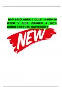 NSG 6420 WEEK 3 QUIZ / NSG6420 WEEK 3 QUIZ: GRADED A 100% CORRECT SOUTH UNIVERSITY 